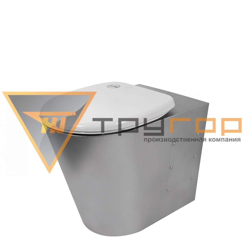 Унитаз напольный без бака антивандальный